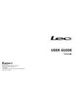 Lec TF50152W User Manual preview