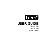 Preview for 1 page of Lec TL6015W User Manual