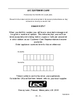 Preview for 20 page of Lec TL6015W User Manual