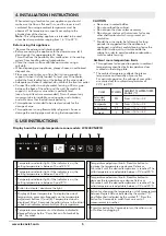 Предварительный просмотр 5 страницы LeCavist LCS240VN1Z1D Instruction Manual