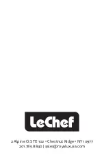 Preview for 8 page of LeChef LC5165S Owner'S Manual