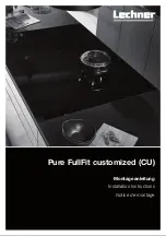 Lechner Pure FullFit CU Series Installation Instructions Manual предпросмотр