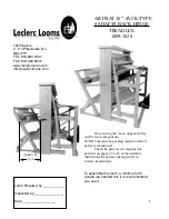 Leclerc Looms 1009-3628 Assembly Manual preview