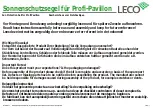 Preview for 1 page of leco 13916 103 Quick Manual