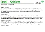 Preview for 2 page of leco 20300 Manual