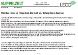 Preview for 3 page of leco 47 15100 114 Manual