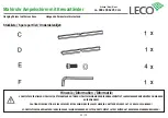 Preview for 5 page of leco 47 20403 114 Assembly Instructions Manual