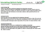 Preview for 2 page of leco 47 39307 114 Manual