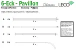 Предварительный просмотр 2 страницы leco 6-Eck Pavillon Instructions Manual