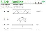 Предварительный просмотр 3 страницы leco 6-Eck Pavillon Instructions Manual