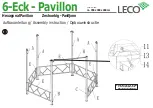 Предварительный просмотр 5 страницы leco 6-Eck Pavillon Instructions Manual