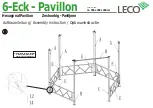 Предварительный просмотр 6 страницы leco 6-Eck Pavillon Instructions Manual