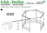 Предварительный просмотр 7 страницы leco 6-Eck Pavillon Instructions Manual