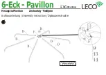 Предварительный просмотр 8 страницы leco 6-Eck Pavillon Instructions Manual