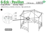 Предварительный просмотр 9 страницы leco 6-Eck Pavillon Instructions Manual