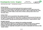 Предварительный просмотр 2 страницы leco Carina Assembly Instruction Manual