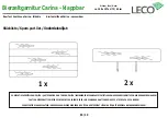 Предварительный просмотр 3 страницы leco Carina Assembly Instruction Manual