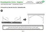 Предварительный просмотр 4 страницы leco Carina Assembly Instruction Manual