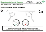 Предварительный просмотр 5 страницы leco Carina Assembly Instruction Manual