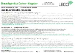 Предварительный просмотр 10 страницы leco Carina Assembly Instruction Manual