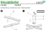 Предварительный просмотр 5 страницы leco Cross Base Assembly Instruction Manual