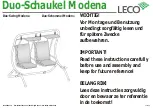 leco Duo-Schaukel Modena Instructions Manual предпросмотр