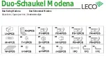 Предварительный просмотр 4 страницы leco Duo-Schaukel Modena Instructions Manual