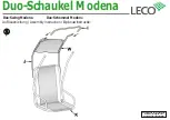 Предварительный просмотр 9 страницы leco Duo-Schaukel Modena Instructions Manual