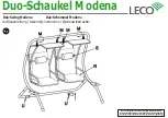 Предварительный просмотр 11 страницы leco Duo-Schaukel Modena Instructions Manual