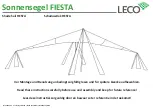 leco FIESTA Assembly Instruction Manual предпросмотр