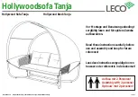 Предварительный просмотр 1 страницы leco Hollywood Sofa Tanja Instructions Manual