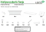 Предварительный просмотр 5 страницы leco Hollywood Sofa Tanja Instructions Manual