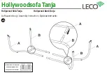 Предварительный просмотр 6 страницы leco Hollywood Sofa Tanja Instructions Manual