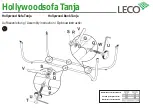 Предварительный просмотр 8 страницы leco Hollywood Sofa Tanja Instructions Manual