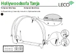 Предварительный просмотр 13 страницы leco Hollywood Sofa Tanja Instructions Manual