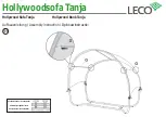 Предварительный просмотр 16 страницы leco Hollywood Sofa Tanja Instructions Manual