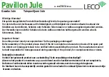 Предварительный просмотр 2 страницы leco Jule Manual