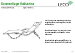 Предварительный просмотр 1 страницы leco Katharina Instructions Manual