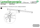 Предварительный просмотр 7 страницы leco Lamellenpergola Manual