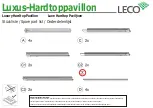 Preview for 3 page of leco Luxury Hardtop Pavilion Instructions Manual