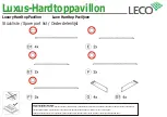 Preview for 4 page of leco Luxury Hardtop Pavilion Instructions Manual