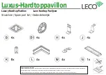 Preview for 5 page of leco Luxury Hardtop Pavilion Instructions Manual