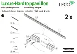 Preview for 10 page of leco Luxury Hardtop Pavilion Instructions Manual