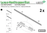 Preview for 11 page of leco Luxury Hardtop Pavilion Instructions Manual