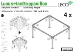 Preview for 13 page of leco Luxury Hardtop Pavilion Instructions Manual