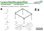 Preview for 15 page of leco Luxury Hardtop Pavilion Instructions Manual