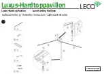 Preview for 16 page of leco Luxury Hardtop Pavilion Instructions Manual