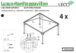 Preview for 17 page of leco Luxury Hardtop Pavilion Instructions Manual