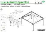 Preview for 19 page of leco Luxury Hardtop Pavilion Instructions Manual