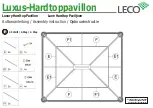 Preview for 21 page of leco Luxury Hardtop Pavilion Instructions Manual